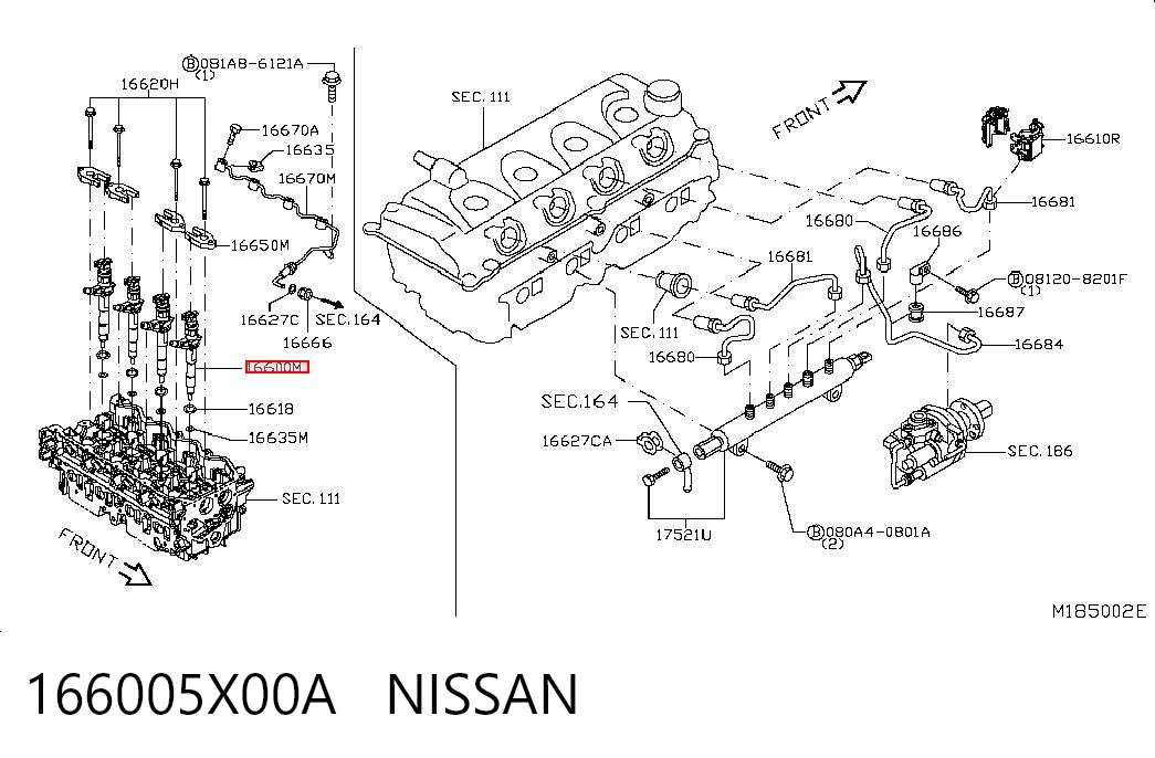 Compre Injetor de injeção de combustível Nissan Murano 