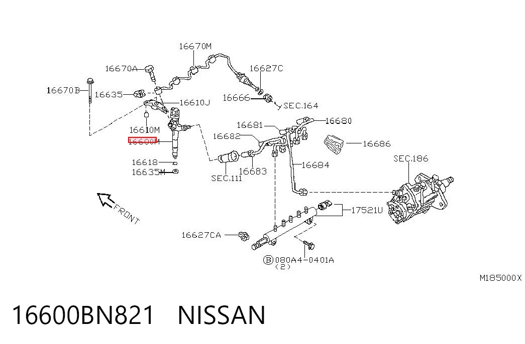 Compre Injetor de injeção de combustível Nissan Almera 