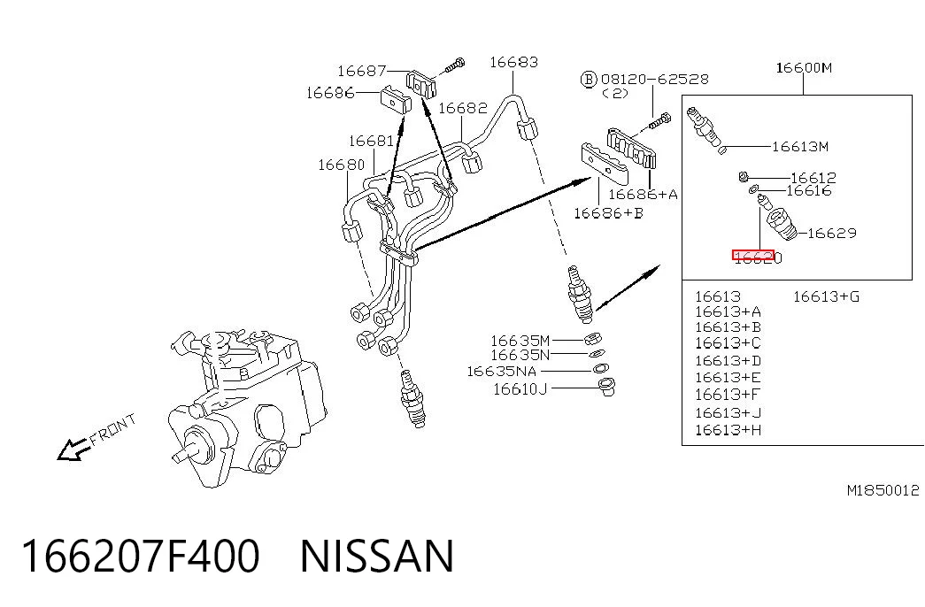 166207F400 Nissan/Infiniti