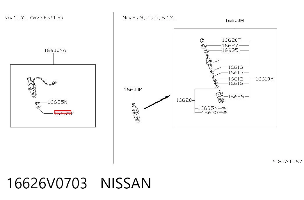 16626V0703 Nissan/Infiniti
