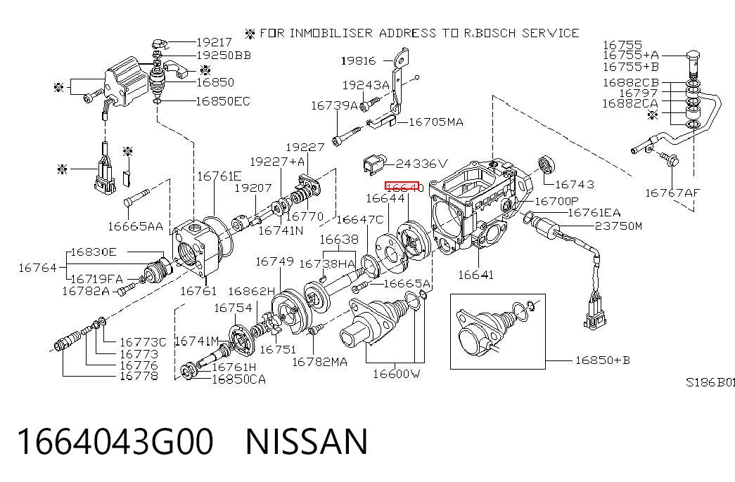 1664043G00 Nissan/Infiniti