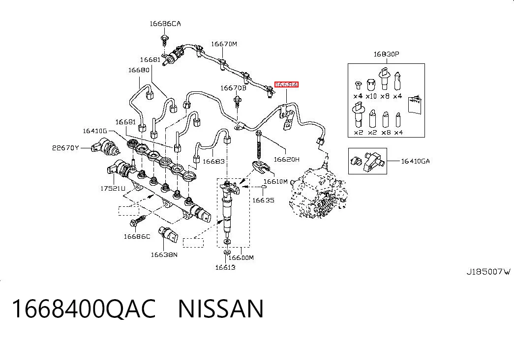1668400QAC Nissan/Infiniti