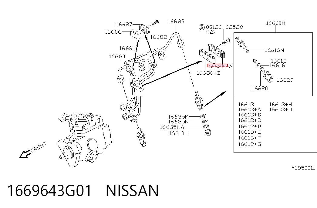 1669643G01 Nissan/Infiniti
