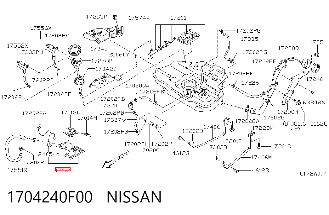 Compre Bomba de combustível elétrica submersível Nissan Terrano 2