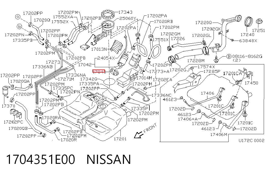 1704351E00 Nissan/Infiniti