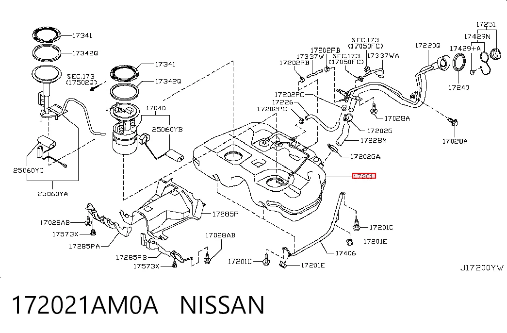 Tanque de combustível Nissan Murano  Z51 ao melhor preço