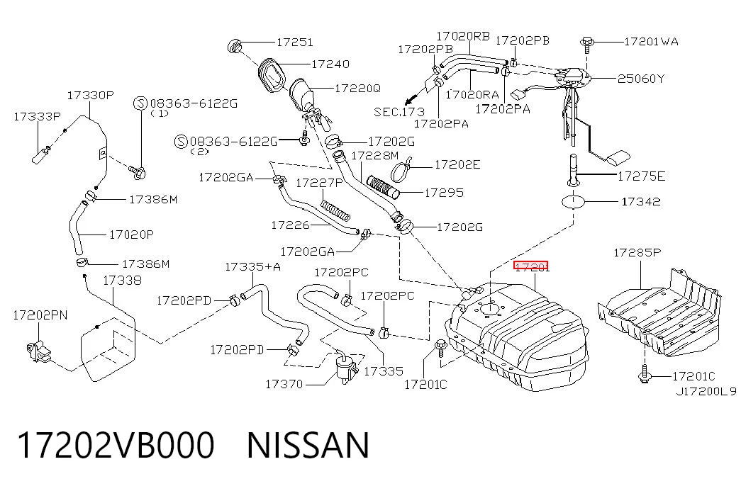 Tanque de combustível Nissan Patrol  Y61 ao melhor preço