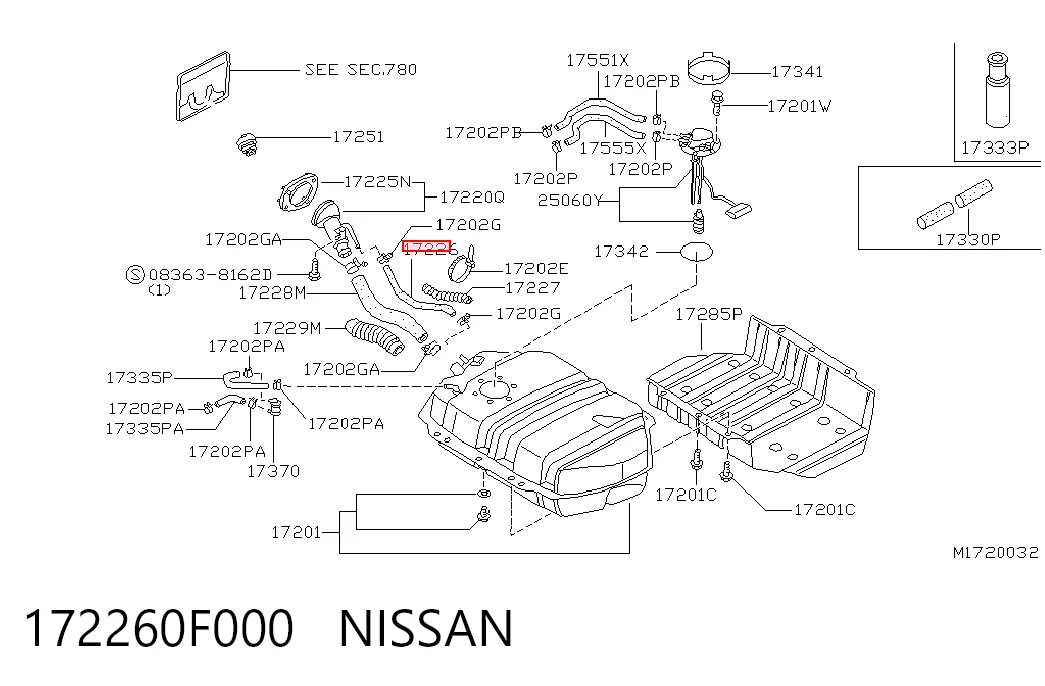 172260F000 Nissan/Infiniti