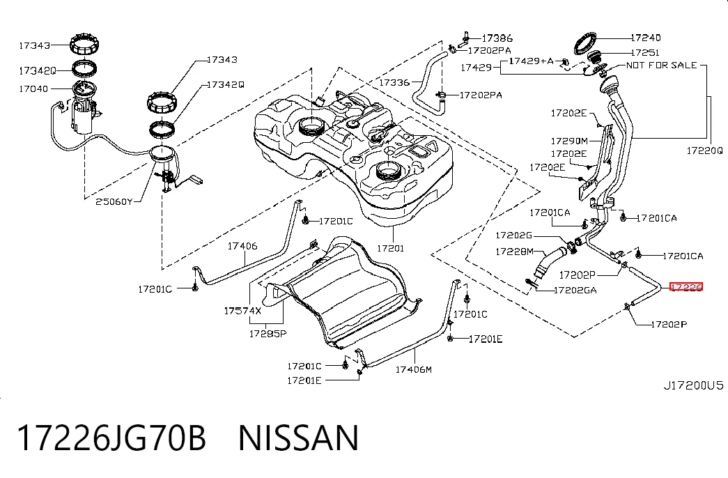 17226JG70B Nissan/Infiniti
