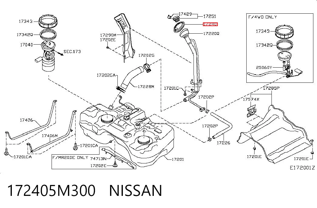 172405M300 Nissan/Infiniti