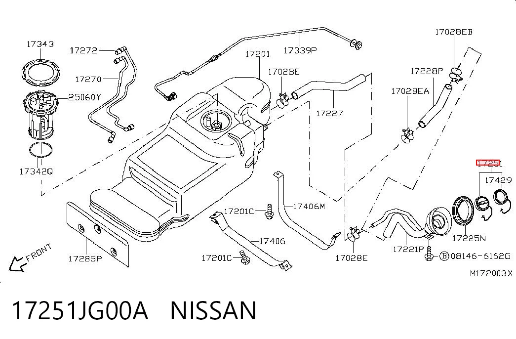 17251JG00A Nissan/Infiniti