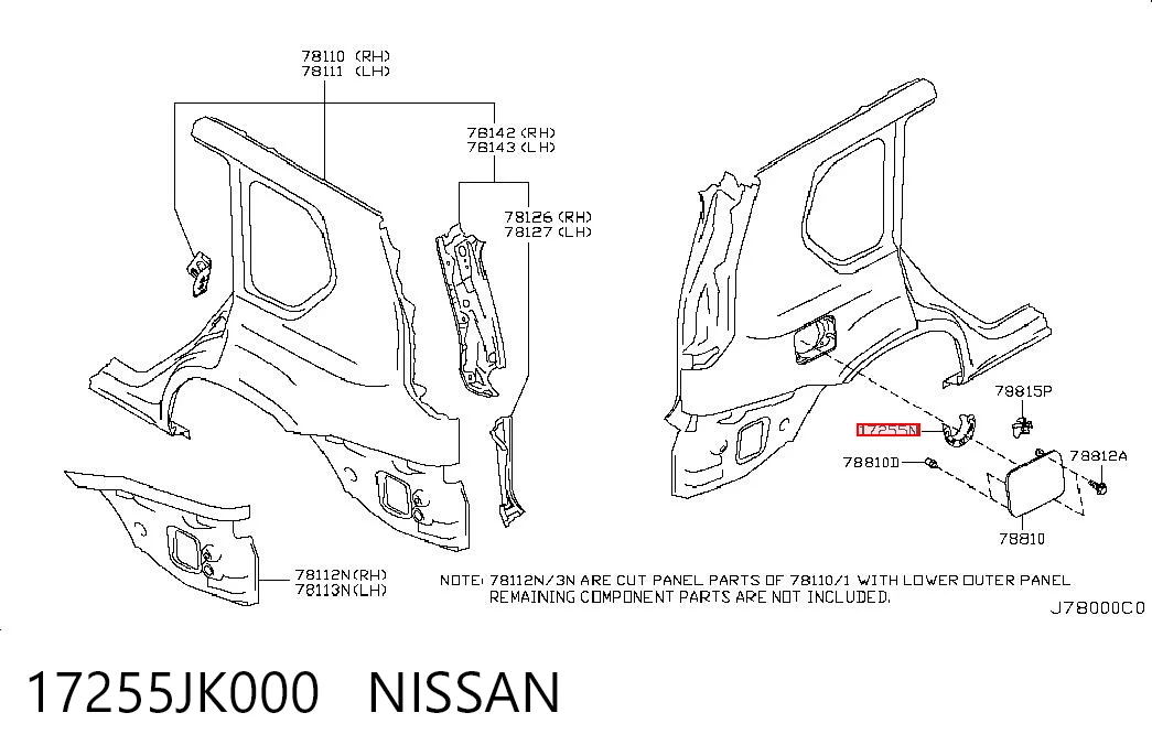 17255JK000 Nissan/Infiniti