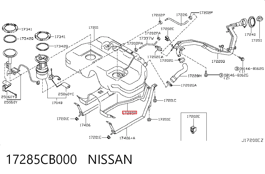17285CB000 Nissan/Infiniti