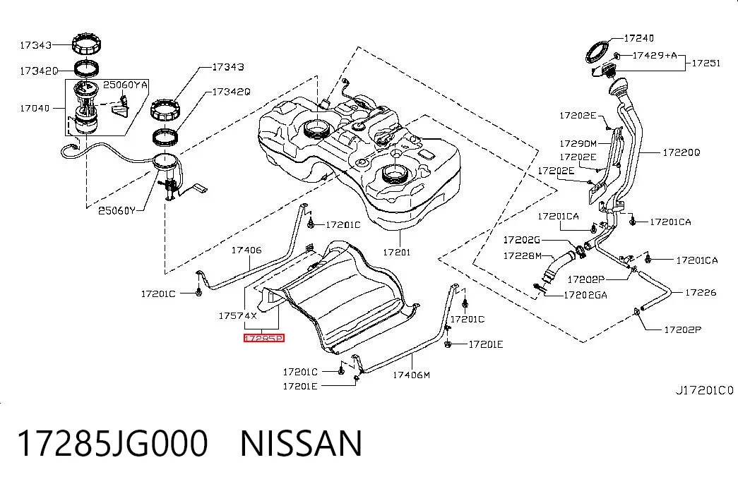 17285JG000 Nissan/Infiniti