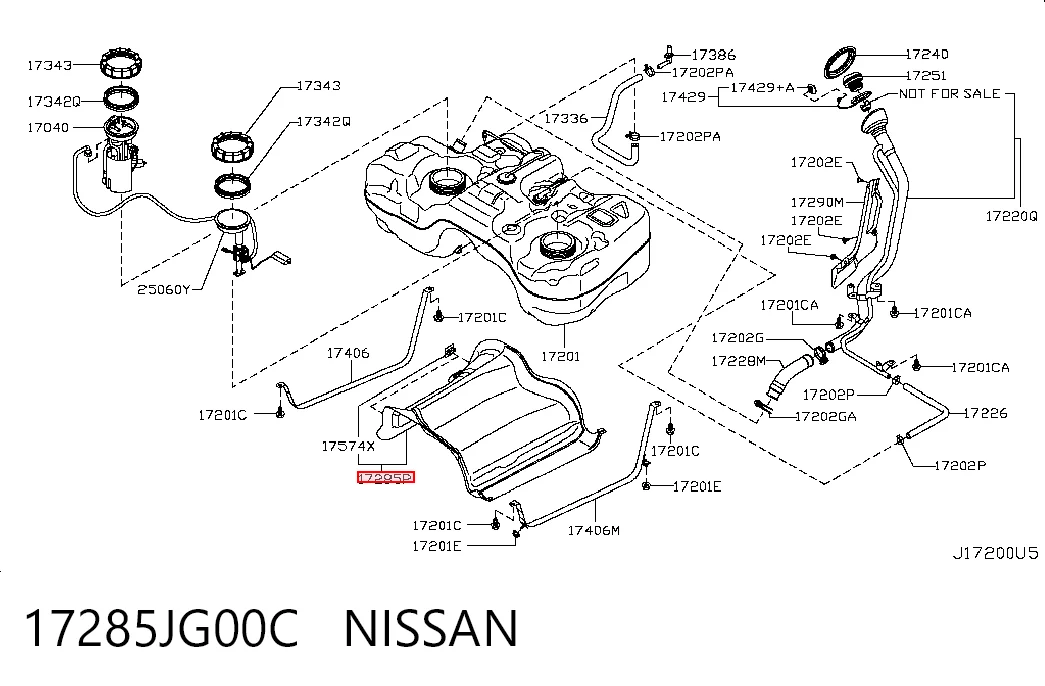 17285JG00C Nissan/Infiniti
