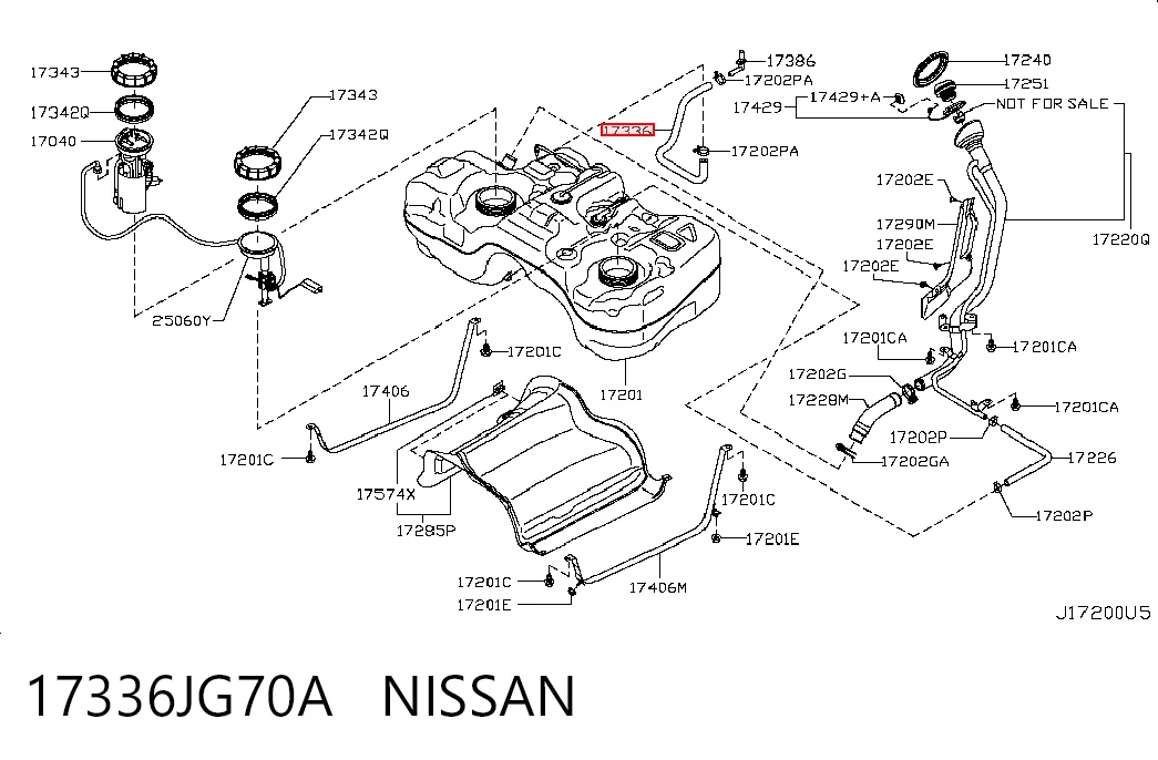 17336JG70A Nissan/Infiniti
