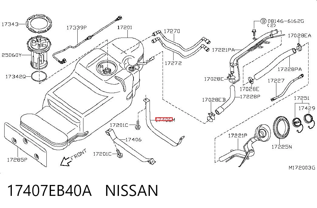 17407EB40A Nissan/Infiniti