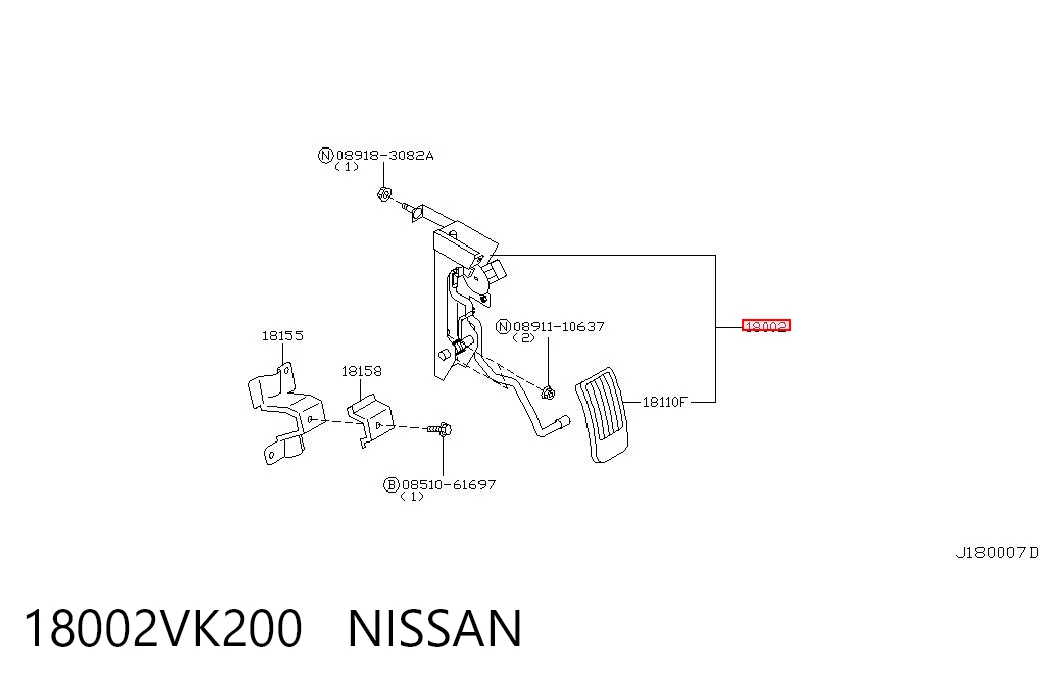 18002VK200 Nissan/Infiniti
