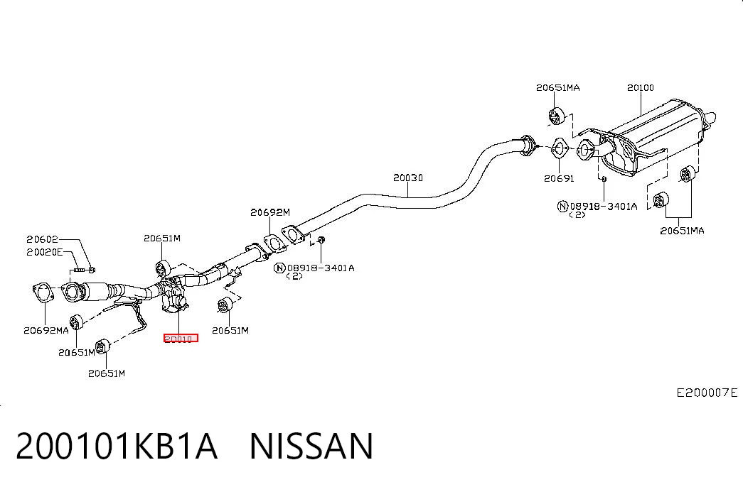 200101KB1A Nissan/Infiniti