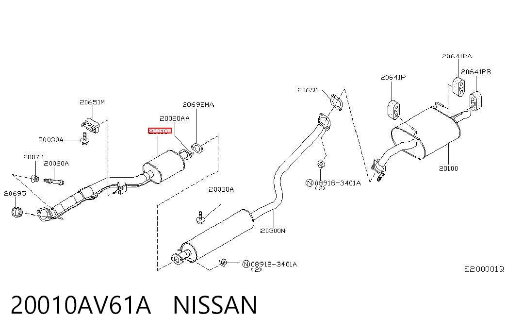 20010AV61A Nissan/Infiniti