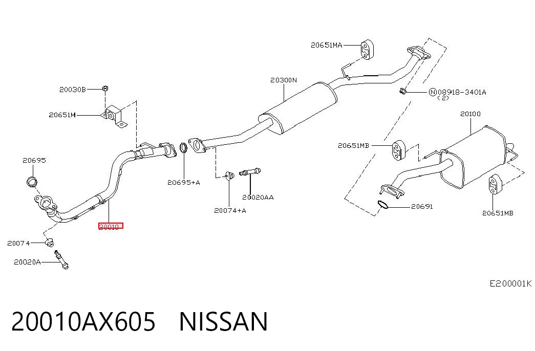 20010AX605 Nissan/Infiniti