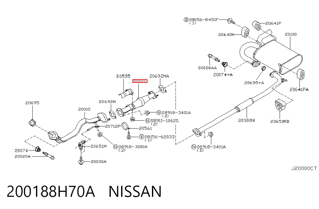 Convertidor - catalisador Nissan X-Trail  T30