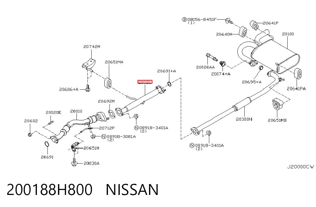 200188H800 Nissan/Infiniti