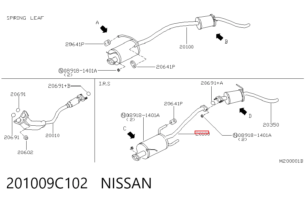 Silenciador, parte traseira Nissan Vanette preço, a partir de 145,02 USD