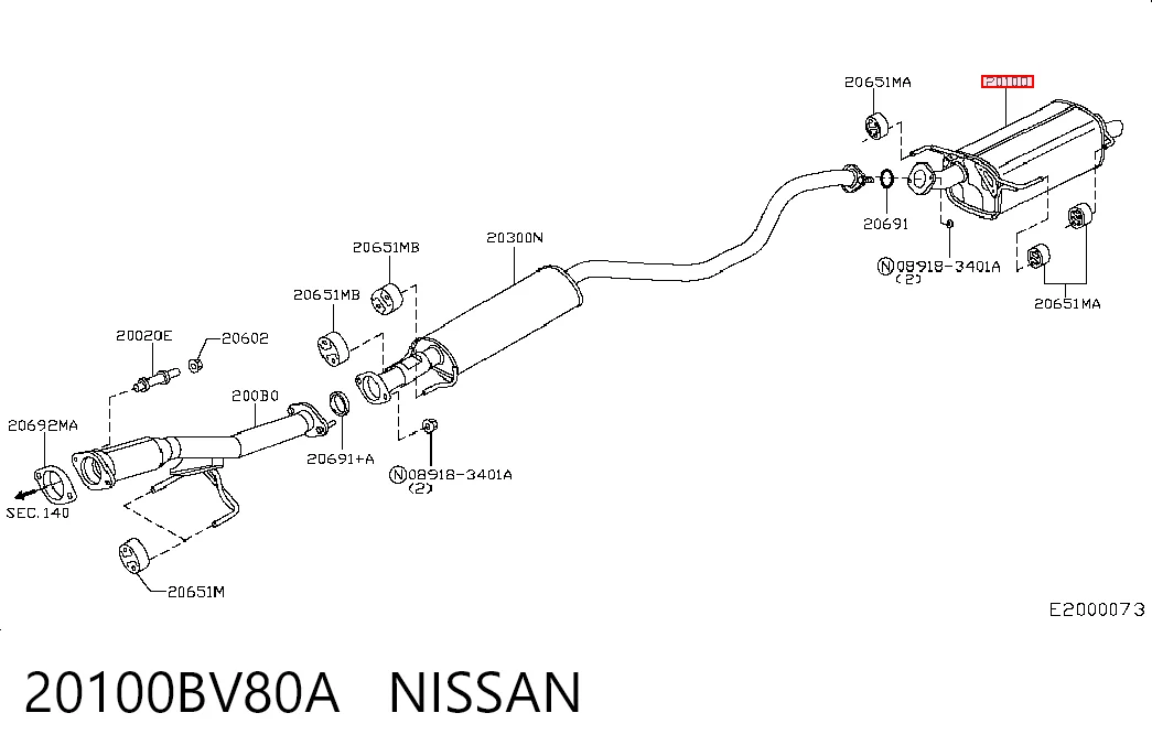 20100BV80A Nissan/Infiniti