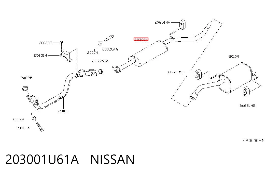 203001U61A Nissan/Infiniti