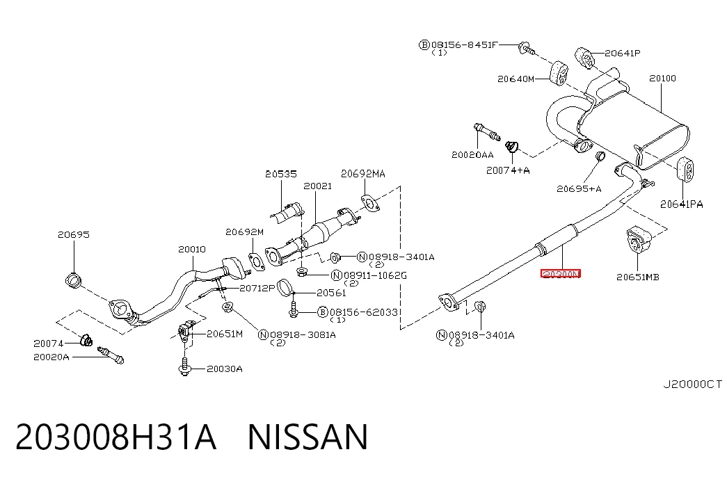 203008H31A Nissan/Infiniti