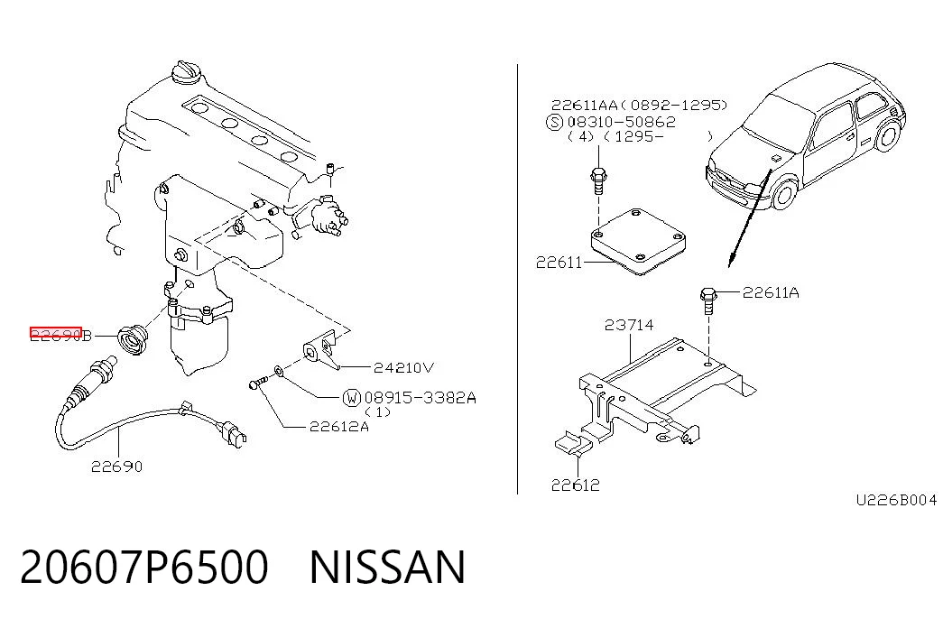 20607P6500 Nissan/Infiniti