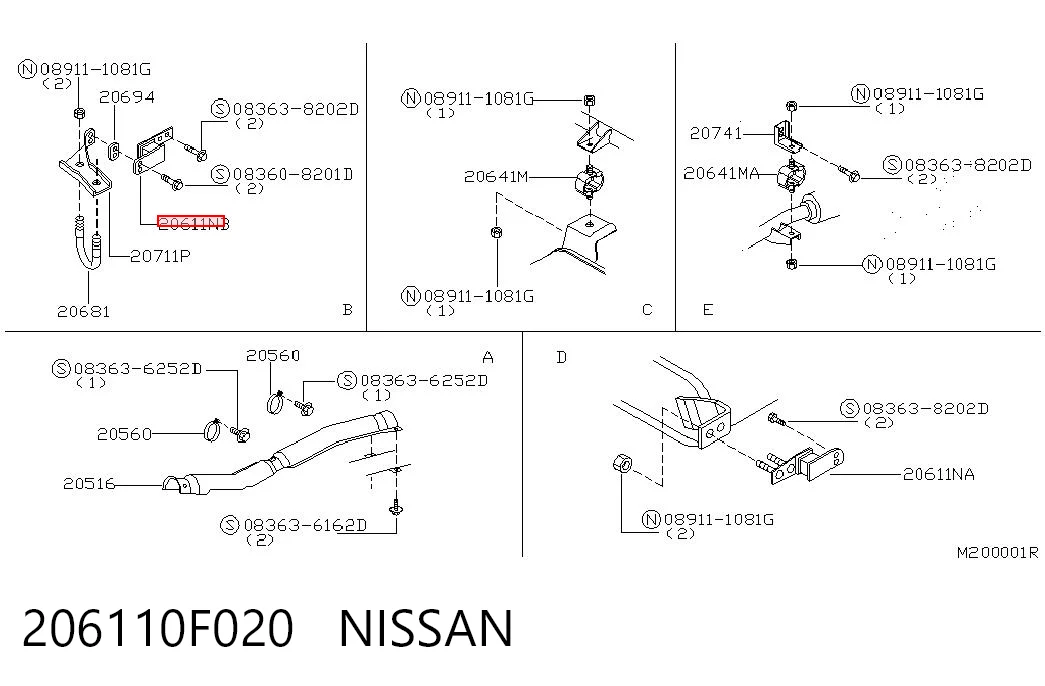 206110F020 Nissan/Infiniti