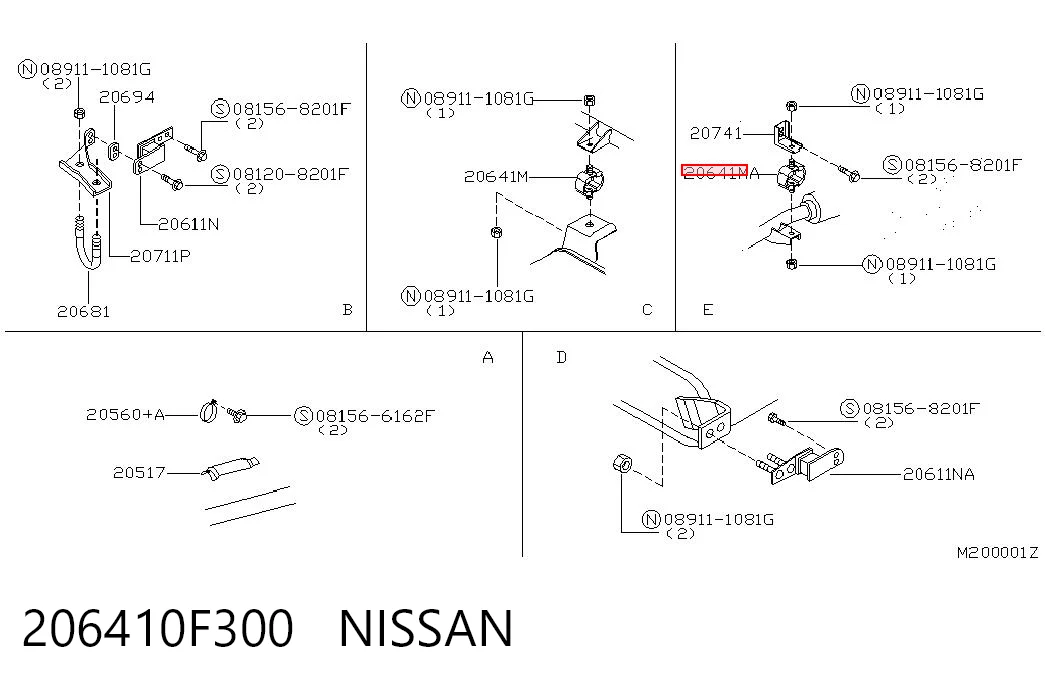  para Nissan Terrano II (R20)