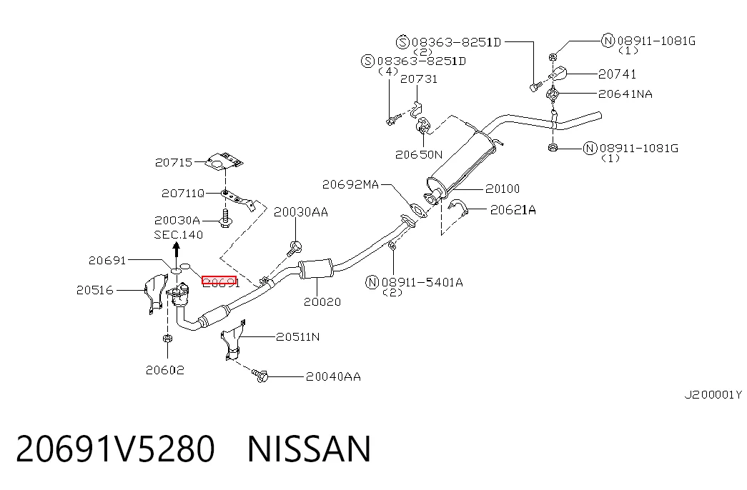 Vedante de tubo de admissão do silenciador Nissan Altima preço, a partir de 1,56 USD