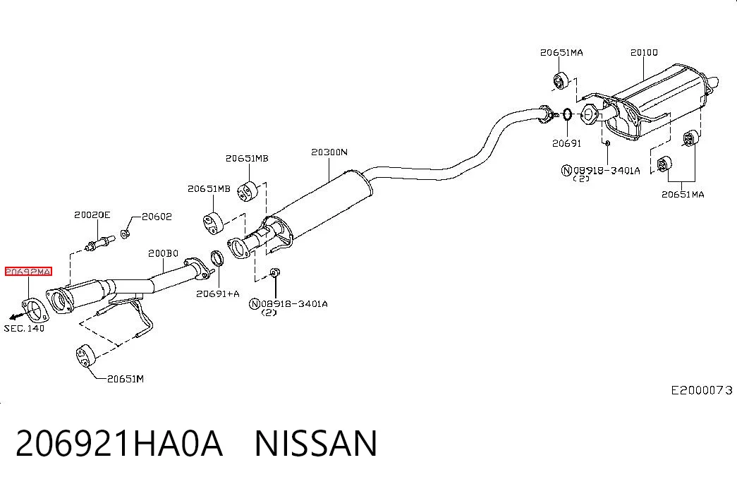 206921HA0A Nissan/Infiniti