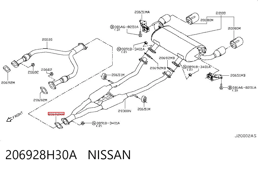 Vedante de tubo de admissão do silenciador para Nissan Qashqai II J11