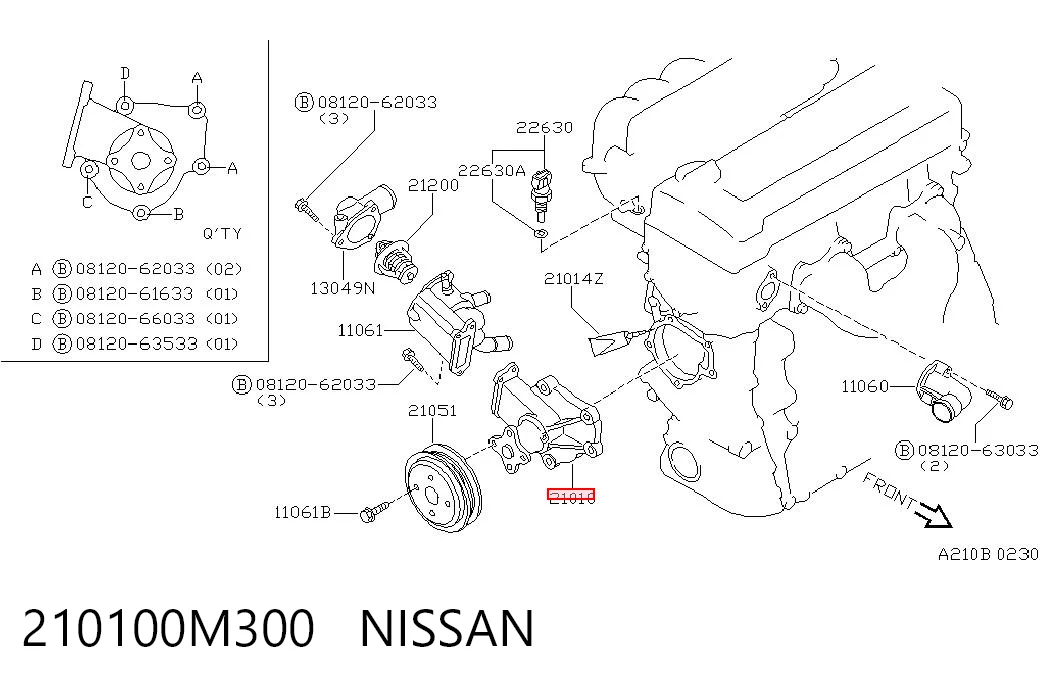 210100M300 Nissan/Infiniti