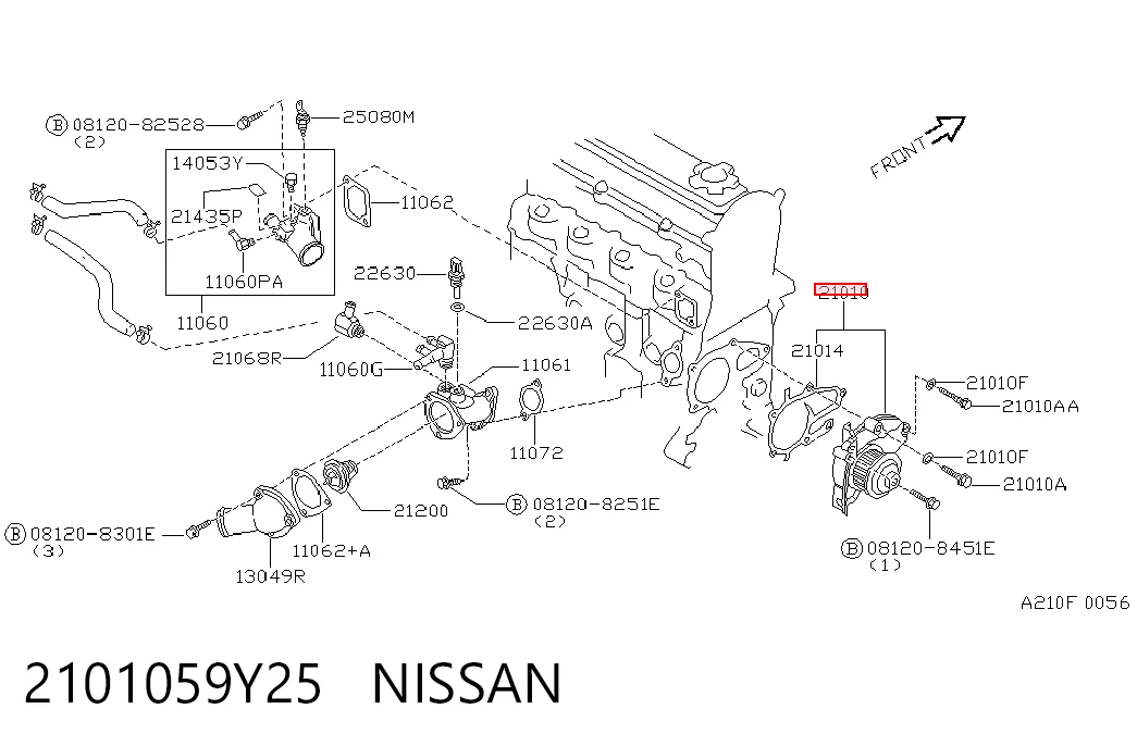 2101059Y25 Nissan/Infiniti