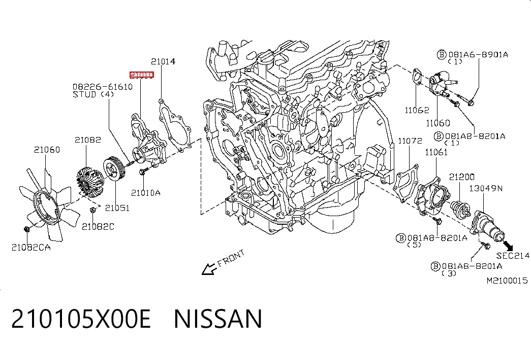 210105X00E Nissan/Infiniti
