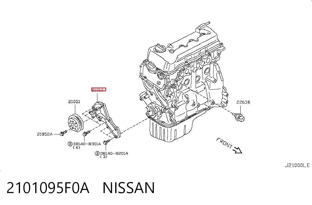 2101095F0A Nissan/Infiniti