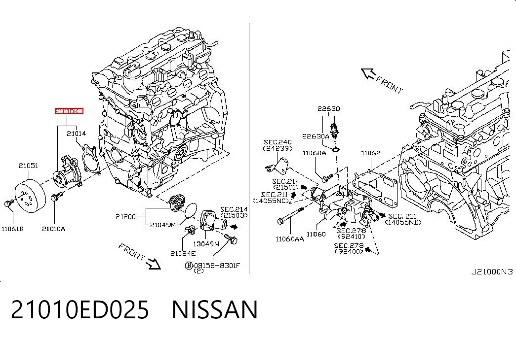 21010ED025 Nissan/Infiniti