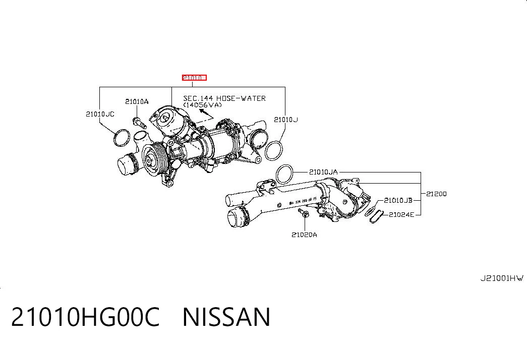 21010HG00C Nissan/Infiniti