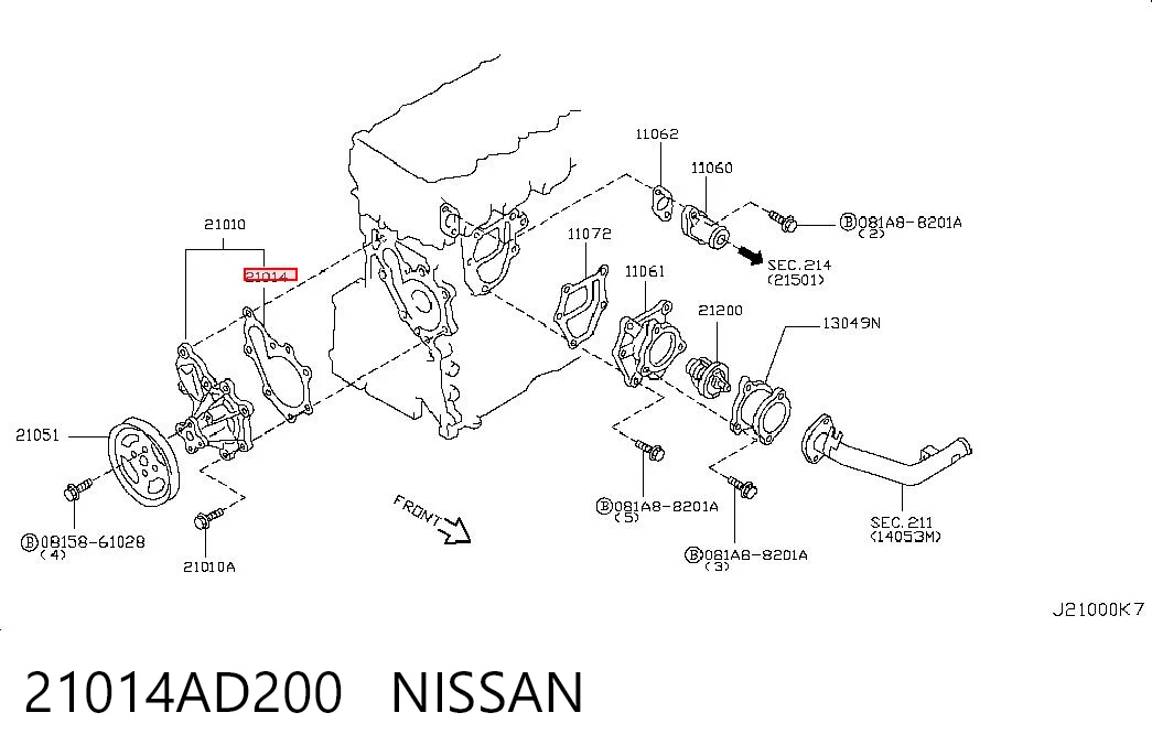 21014AD200 Nissan/Infiniti