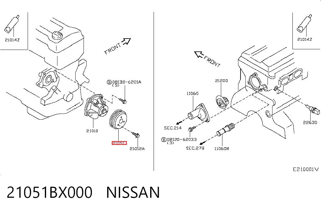 Polia da bomba de água Nissan Micra  K12 ao melhor preço
