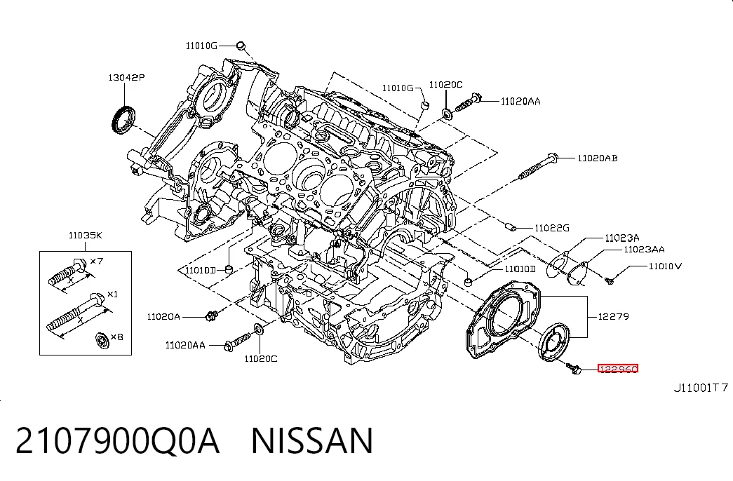 2107900Q0A Nissan/Infiniti