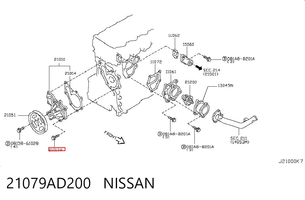 21079AD200 Nissan/Infiniti