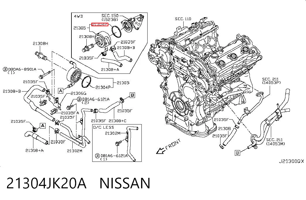 21304JK20A Nissan/Infiniti