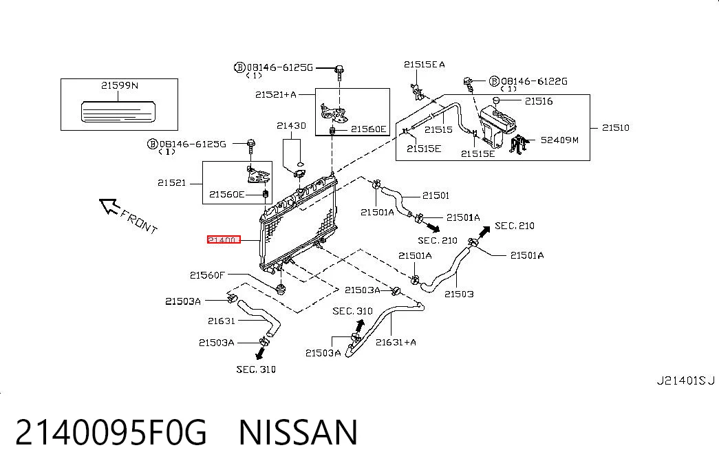 2140095F0G Nissan/Infiniti