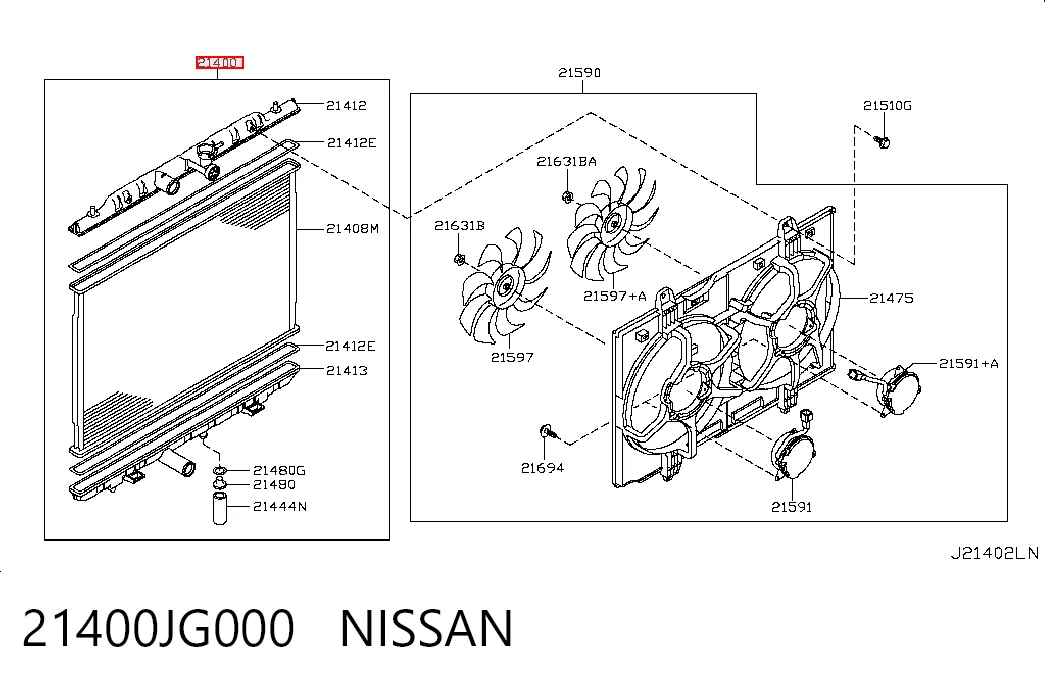 21400JG000 Nissan/Infiniti
